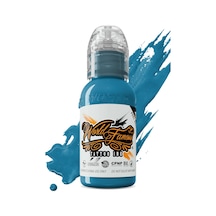 World Famous Mediterranean Sea Dövme Boyası 30ml Canlı Mavi Profesyonel Tattoo Ink