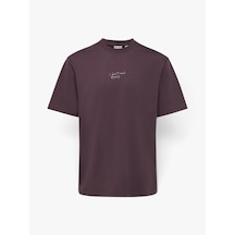 Only & Sons Onsaaron Lıfe Rlx Ss Tee Erkek Mor Eşofman Altı - Wns3640