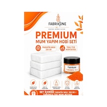 Premium Mum Yapım Hobi Seti - Parafin Wax 250 Gr - Tekli Toz Mum Boyası - Turuncu Bkfabpw2501t Karışık