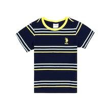 U.S. Polo Assn. Erkek Çocuk Lacivert Bisiklet Yaka Tişört 50284821-VR033