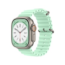 Watch 42mm Ocean Kordon - Açık Yeşil Ahşap