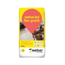 Weber Kol Flex Granit Yapıştırıcı Gri 25 KG C2 Te  S1