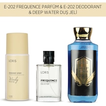 E-202 Erkek Parfüm & E-202 Deodorant & Deep Water Duş Jeli Narenciye