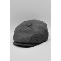 Külah Erkek Ingiliz Stili Peaky Yün Kasket Şapka