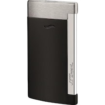 S.T. Dupont Slim 7 Çakmak 027710 Krom Brush/mat Siyah