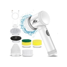 Ally Magic Brush 5in1 Fırça Başlıklı Şarjlı Temizleme Fırçası Banyo/fayans/zemin Temizleyici- 5775 Renkli