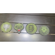 Patch Yeşil 4 Lü Takım Haki
