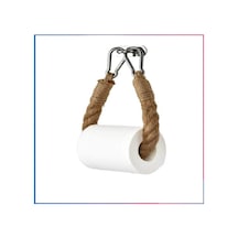 Yeni Kenevir Halat Tuvalet Kağıdı Mutfak Duvar Asılı Kağıt Tutucu Tuvalet Kenevir Halat Rulo Kağıt Tutucu El Yapımı Retro Raf