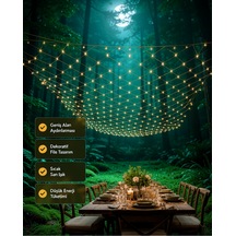 Led File Işık Ağ Şeklinde Dekoratif İç Mekan Balkon Bahçe