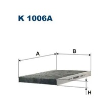 Fıltron K1006a Polen Filtresi Karbonlu 1h0091700 1h0091800 1h0091800se