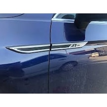 Vw R Line Çamurluk Logo Seti Passat Cc 4Parça