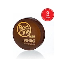 Red One Creative Clay Saç Şekillendirici Mat Wax 3 x 100 ML