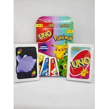 Pokemon Temalı Uno Oyun Kartları 108 Kart
