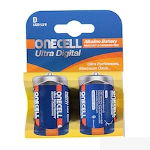 Onecell Ultra Dijital Alkalin D Boy Pil 2'li