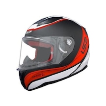 Ls2 Rapıd Deeper Matt Red Black Kask Renkli