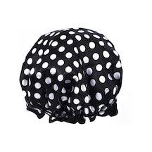 Yaozixa Leopar Desenli Çift Katlı Su Geçirmez Banyo Şapka Seti - Evde Kullanıma Uygun, Makyaj Ve Duş İçin Koruyucu, Kadınlar İçin Popüler Modeller Diğer