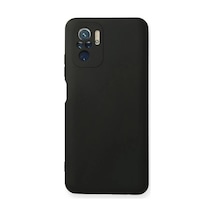 Xiaomi Redmi Note 10 Kılıf Nano İçi Kadife Silikon - Siyah Standart