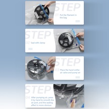 Singree 3d Yazıcı Vakumlu Saklama Torbası Seti 10 Adet Torba + El Pompası + Kıskaç