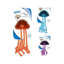Pawise Denizanası 9.5 x 9.5 x 7 CM İpli Köpek Oyuncağı Çok Renkli