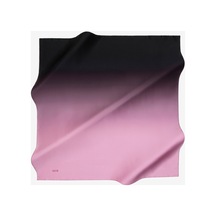 Aker Fırça Desenli 90x90 Ipek Tivil Eşarp Pudra Pudra