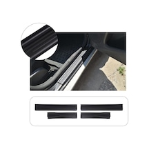 Dacia Duster 2010-2017 Uyumlu Kapı Eşiği Koruma Abs 4 Parça Mat Siyah