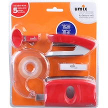 Umix Zımba +delgeç +tel Sökücü +bant Makinesi Ofis Kombin Seti