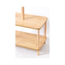 Komodinli Ayakkabılık Portmanto Ofis Ahşap Ayaklı Naturel Elbise Askısı 170x60x35 - Küçük Komodinli Küçük Komodinli Diğer