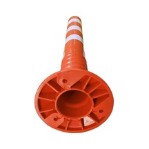 Delinatör 75 Cm Otopark Trafik Delinatörü Yol Şerit Ayırıcı Delinatör 2 Adet Sert Plastiktir