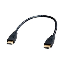 30Cm Kısa Hdmi Kablo Altın Uçlu Full Hd 3D V1.4B