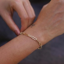 Bygoldenhouse Ataç Bileklik Sarı Altın