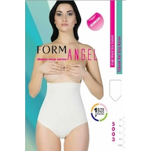 Form Angel Beyaz 5003 Toparlayıcı Klasik Korse Beyaz