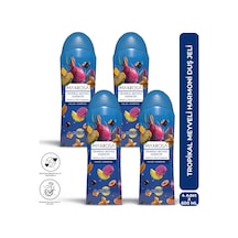 Maxrosa Tropikal Meyveler Duş Jeli 600 Ml X 4 Adet Tropik