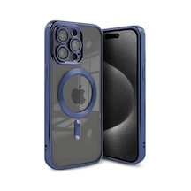 Apple İphone 15 Pro Kılıf Kross Magneticsafe Kapak - Lacivert 0.2M-Çok Renkli