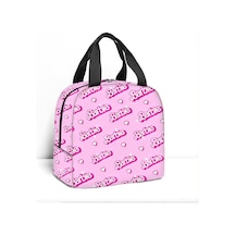 Elde Taşınabilir Yalıtımlı Çanta Moda Baskılı Soğutucu Çanta Öğle Yemeği Çantası Alüminyum Folyo Yalıtımlı Çanta Öğle Yemeği Kutusu-3