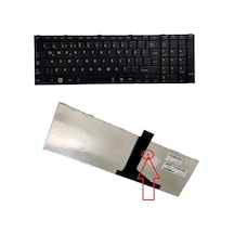 Toshiba Uyumlu Pk130Ot2H12, Pk130Ot3G00 Notebook Klavye Siyah. - 528635606