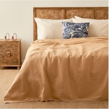 Bella Maison Stormi Pamuklu Çift Kişilik Waffle Pike Bej 200x220 Cm Çok Renkli