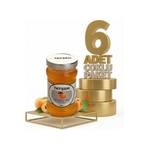 Tatşen Cam Reçel Kayısı 6x380 Gr