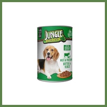 Jungle Köpek Konserve Biftek & Sebzeli 400gr 1 Adet Hb006