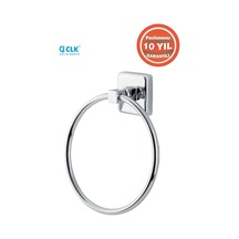 Çelik Banyo Paslanmaz Pirinç Kumru Yuvarlak Havluluk Krom
