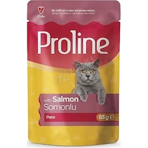 5 Adet Proline Pate Somonlu Yetişkin Kedi Maması 85 Gr
