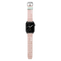 Watch 7 45mm Kordon Skinarma Shokku Silikon Strap Kayış Pembe Açık