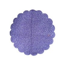 Karlı Organze Hazır Kesilmiş Tül 24 CM 100 Adet Lila N11.4304