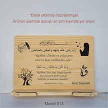 Münzevi Masaüstü Ahşap Rahle/tablet/kitap Tutucu-model013