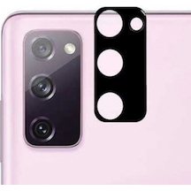 Samsung S21 Fe Uyumlu Kamera Camı Kamera Lensi Sade + Tamir Seti B700 Yapıştırıcı