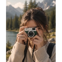 1080p Hd Mini Kamera Ips Ekranlı 4k Lens Destekli Taşınabilir Dijital Kamera