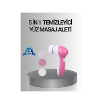 5 Başlıklı Yüz Masaj Aleti - Cilt Temizleme Peeling Siyah Nokta Ve Gözenek Bakımı