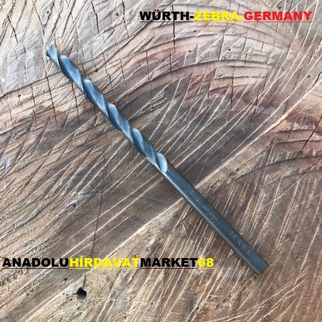 Würth Hss 3,4mm Metal Delme Ucu Çelik Delme Ucu Hss Metal Uç