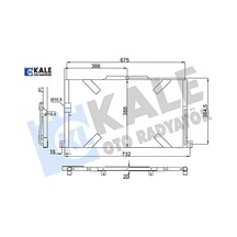 Klıma Radyatoru Dt244 Dt224 Defender L316 07 16 Kale Radyatör Lr025985/ Jrb000051