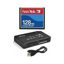 Sandisk 128 Mb Compact Flash Hafıza Kartı - Usb 2.0 Cf Kart Okuyucu