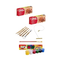 Das Kahve Terracotta 2x500gr Akrilik Kil Başlangıç Seti